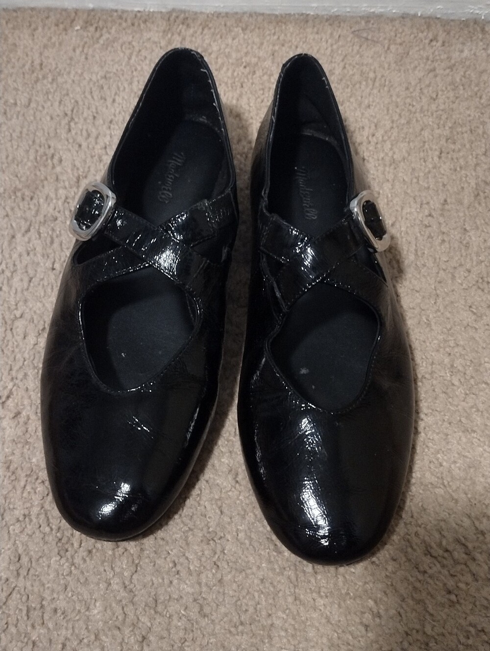Madewell The Remy Crisscross Mary Jane Flat